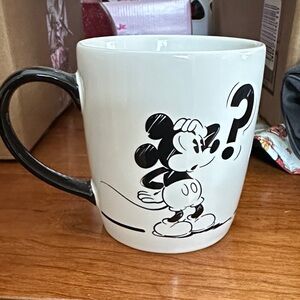 Disney Mickey Mouse Black and White Mug Set of 5